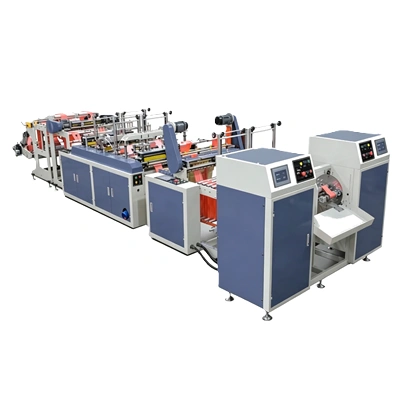 Automatic Double Lines High Speed garbage Bag Making Machine
